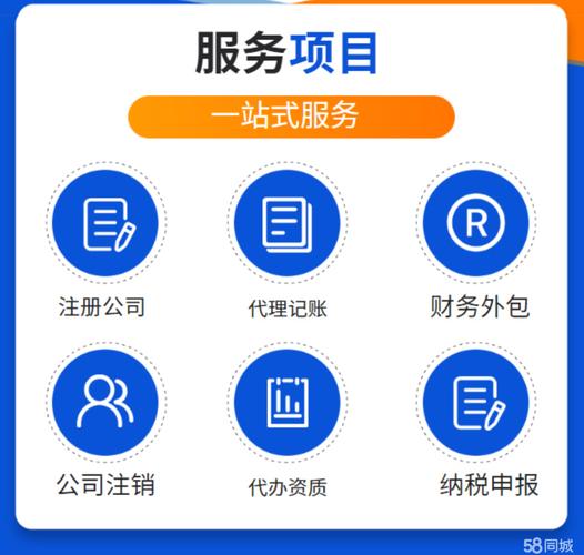 注册公司,代理记账,财务外包,公司注销,代办资质,纳税申报